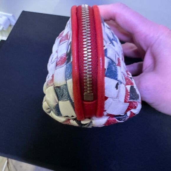 Bottega Veneta Multi Color Mini Zip Pouch in Excellent Condition - Picture 4 of 10